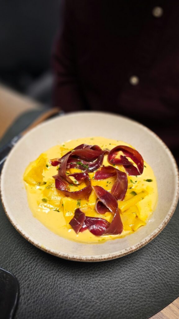 Carbonara pačji pršut