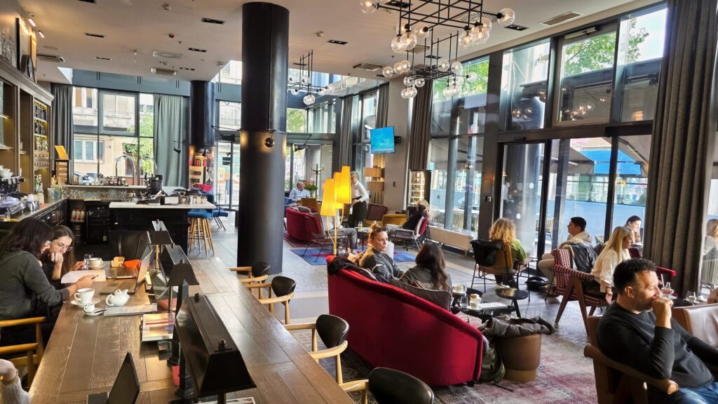 Central bar Canopy by Hilton